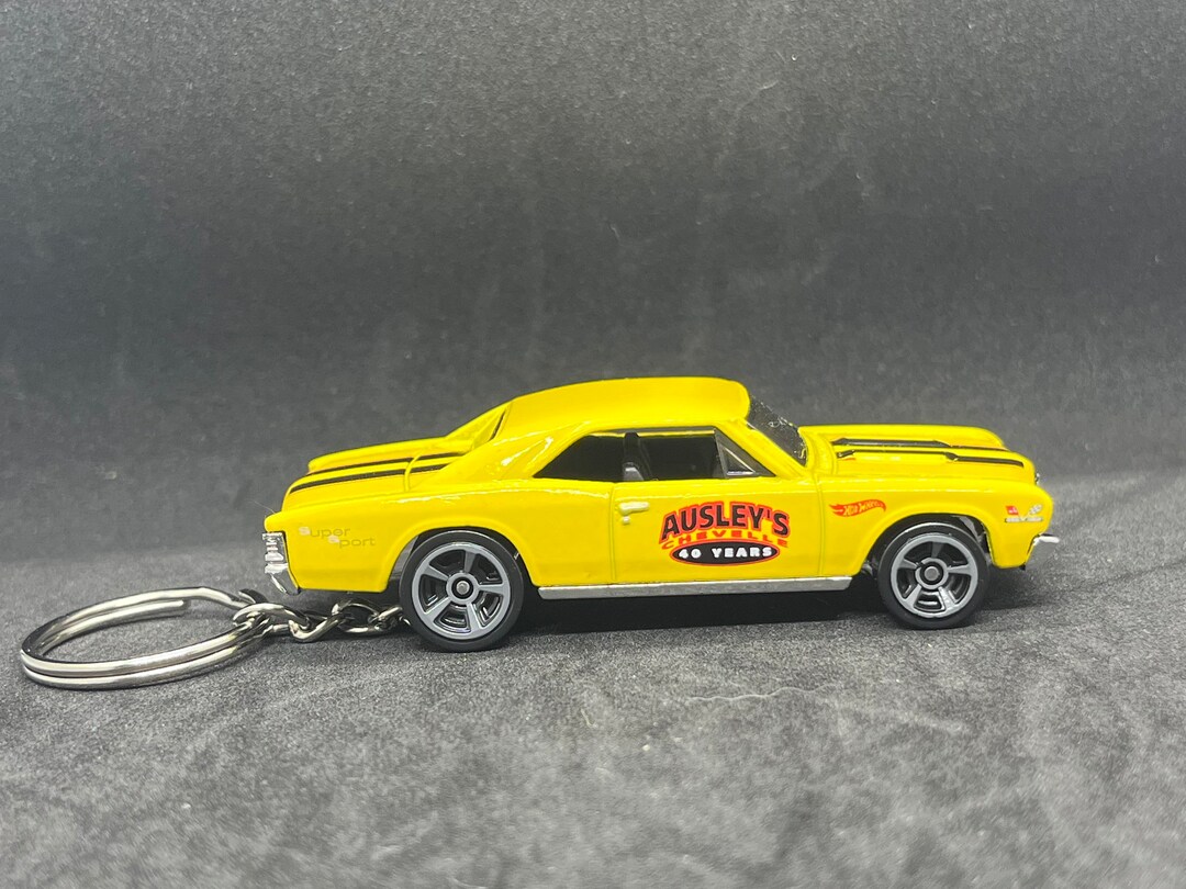 67 Chevelle SS 396 Novelty Keychain Made From 1/64 Diecast Model Scale ...