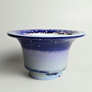 Handmade 5.25&quot; Glazed Ceramic Plant Pot With Drainage // Large Succulent Pot // Houseplant Indoor Planter [D214]