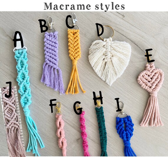 How to Make a Macrame Keychain – 16 Easy Macrame Keychain Tutorials by  Soulful Notions