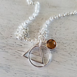 Women&#39;s 15mm Sterling Silver AA Necklace, Soberversary, Recovery Gift, AA Sobriety Jewelry, Sobriety Gift, Recovery Necklace, AA Jewelry