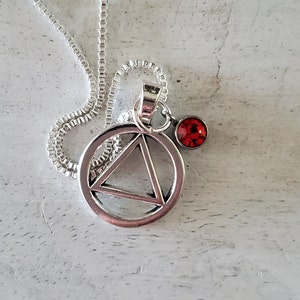 AA Necklace, Sobriety Gift, Recovery Gift,  AA Sobriety Jewelry, Sober Gifts, Recovery Necklace, Recovery Jewelry, AA Gifts