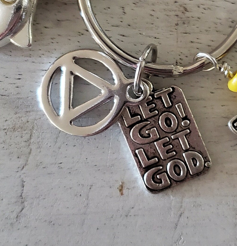 AA Keychain: Sobriety Gift With Butterfly Charm - Etsy