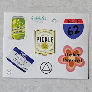Nüchternheit Aufkleber, Benutzerdefinierte Vinyl-Aufkleber, AA-Aufkleber, Genesungsaufkleber, AA-Geschenke, Genesungsgeschenke, Nüchternheitsaufkleber
