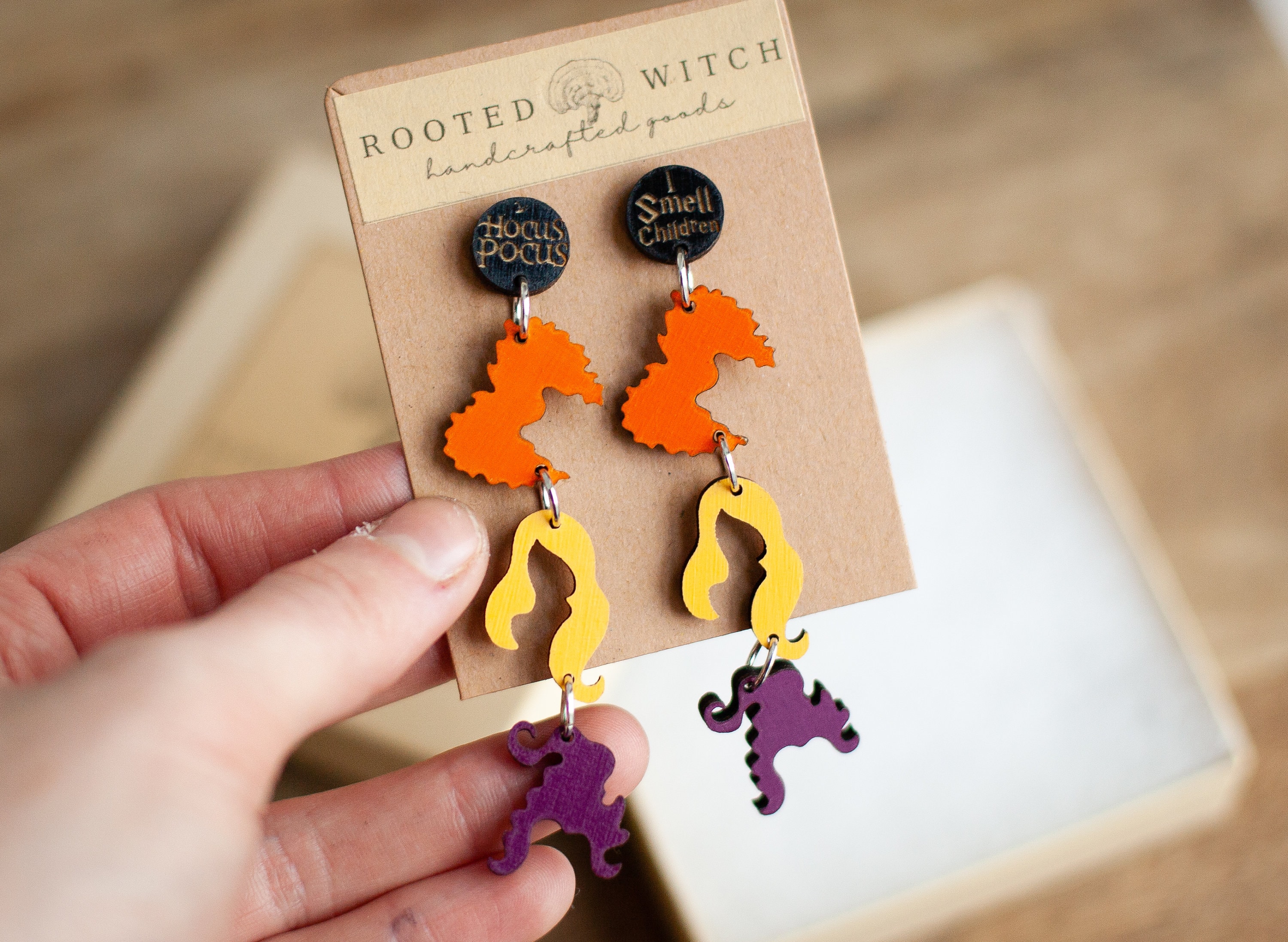 Hocus Pocus Sanderson Sisters Earrings Halloween Witch Etsy