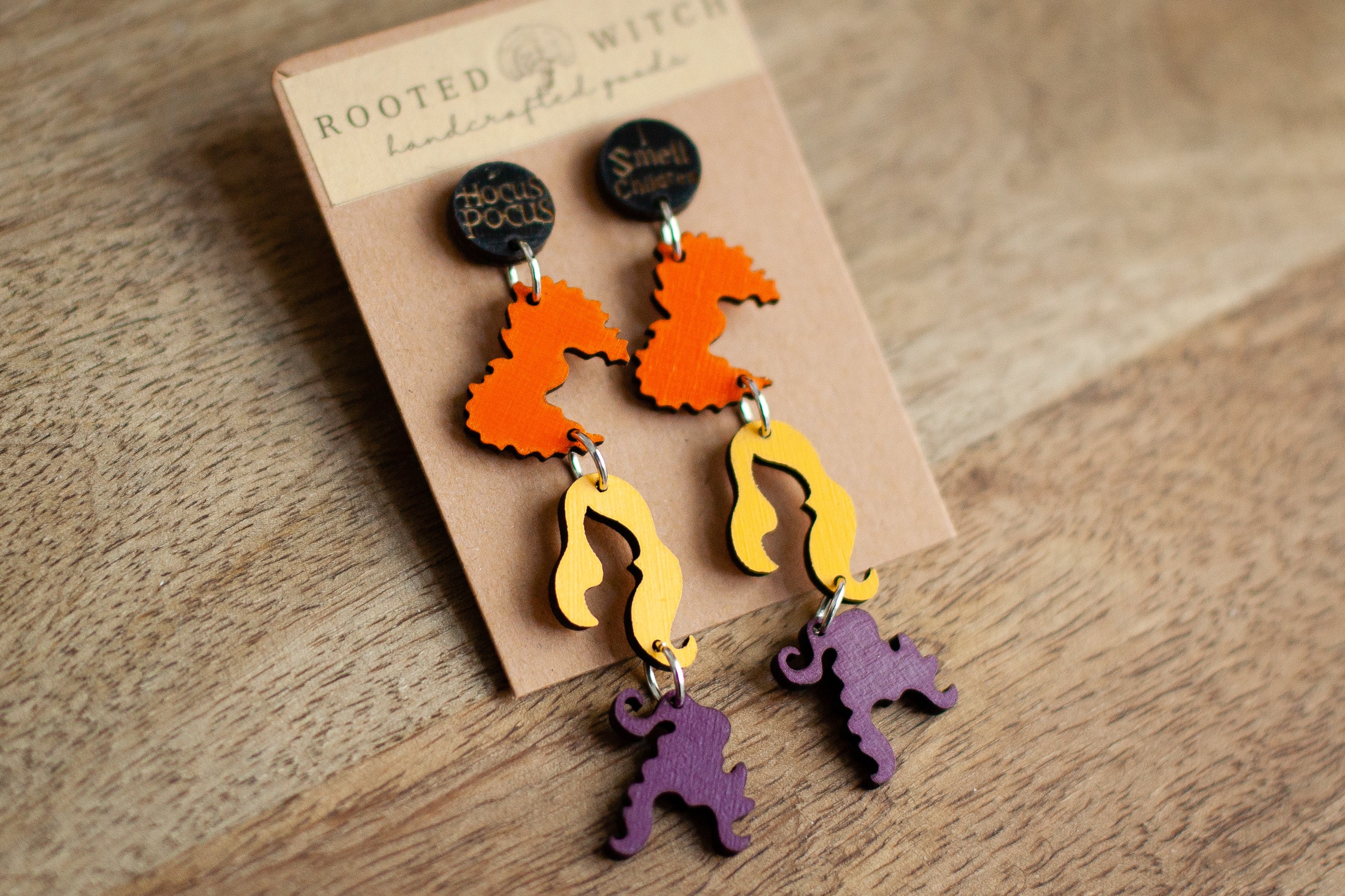 Hocus Pocus Sanderson Sisters Earrings Halloween Witch Etsy