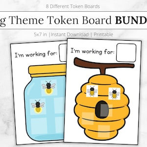 Bug Token Board Bundle, Insects Token Board, ABA Materials & Resources, Reward Chart, Token Economy, Positive Reinforcement, Visual Schedule