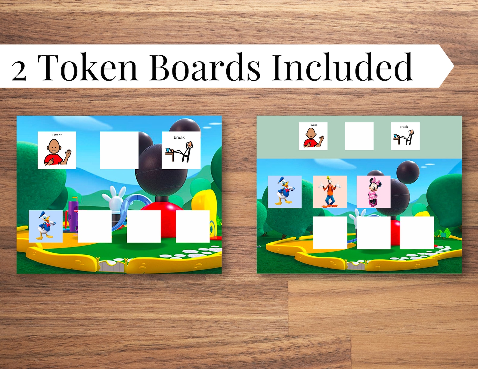 Mickey Mouse Token Board Printable Token Board Reward Etsy