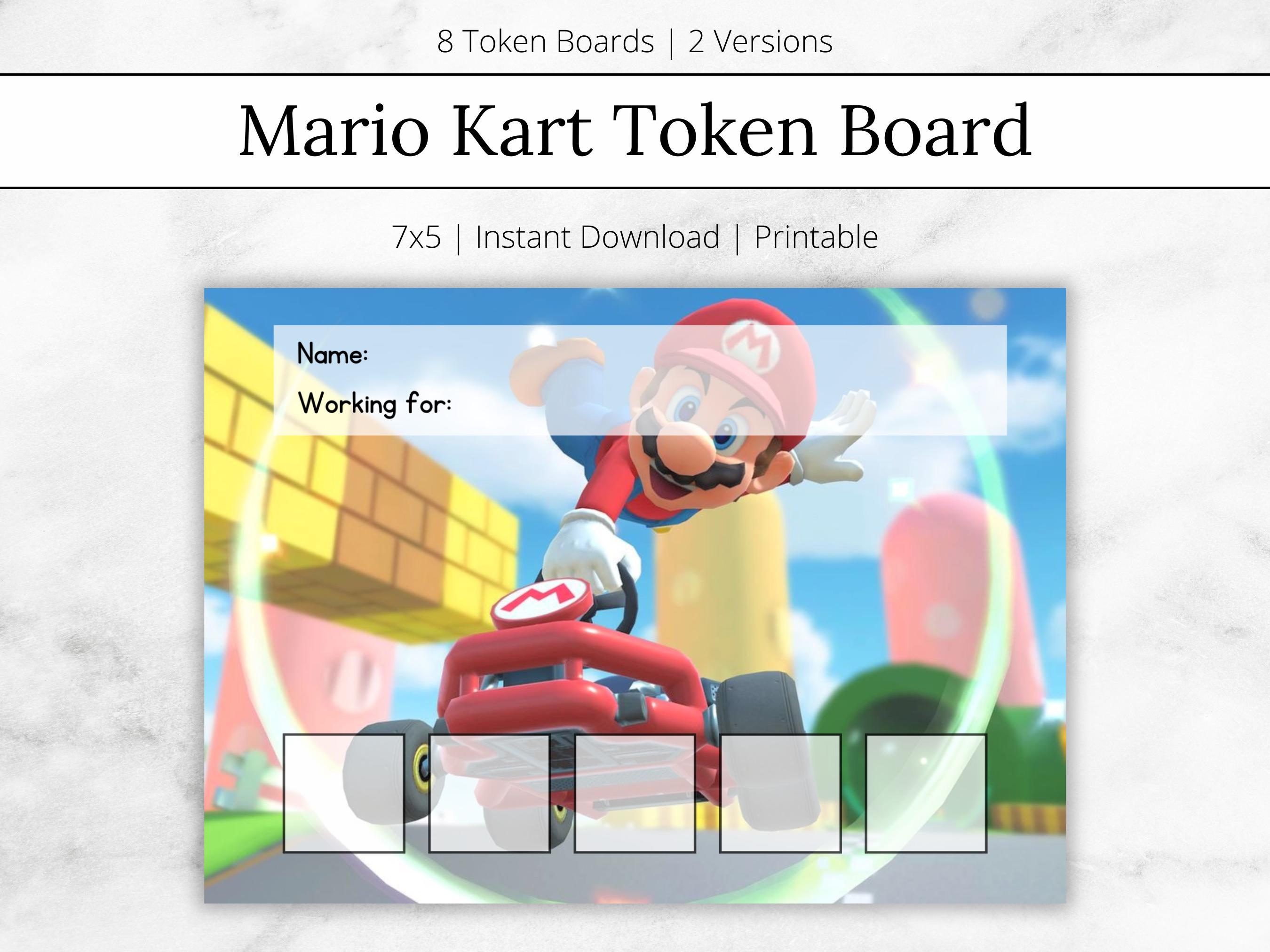 Mario Kart Token Board - Main Image