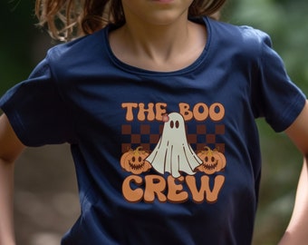 Boo Crew Kids Halloween Shirt, Halloween Costume Tee, Spooky Shirt, Trick or Treat Shirt, Ghost Shirt