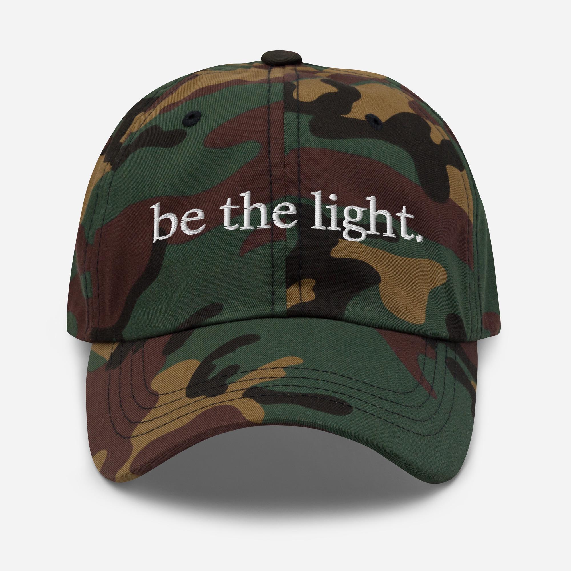 Be the Light Embroidered Dad Hat – Positive Uplifting  display picture 3
