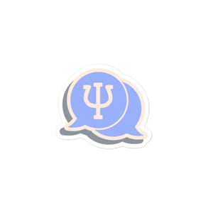 Psychologist therapist sticker