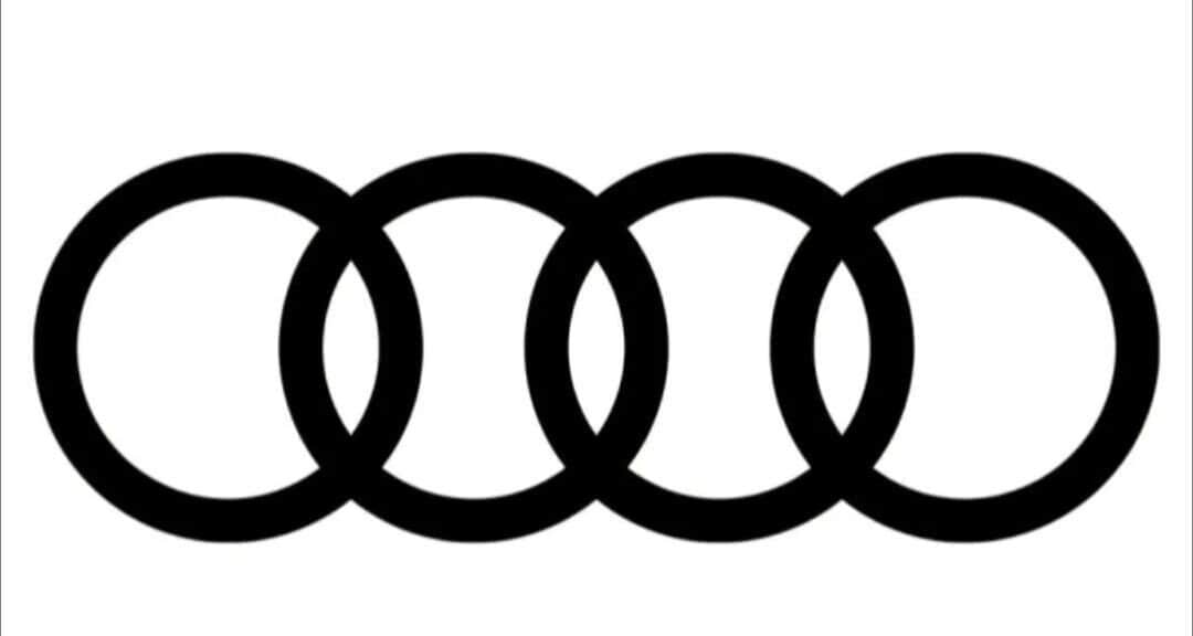 2x Audi Rings Logo Vinyl Sticker Decals Quattro Car/van/window/laptop ...