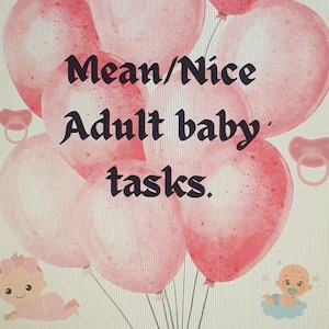 Compiti del bambino adulto. Compiti ABDL di dominazione femminile. Solo i fan delle attività per bambini adulti. Giochi ABDL cattivi e carini. RedditABDL.