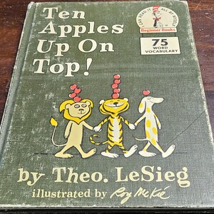 Ten Apples Up On Top von Theo. LeSieg a Dr. Seuss Buch 1961