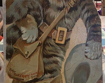 Father Tuck's Happy Hour Series, #5080 - Puss In Boots, cir early 1900's