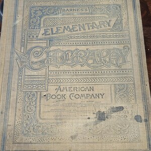 Barnes's Elementare Geographie von James Monteith 1890