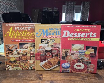 Consumer Guide Cookbooks - 4 Book set 1985