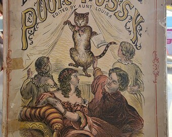 Life & Adventures of Poor Pussy Edited by Aunt Louisa, Cir 1927