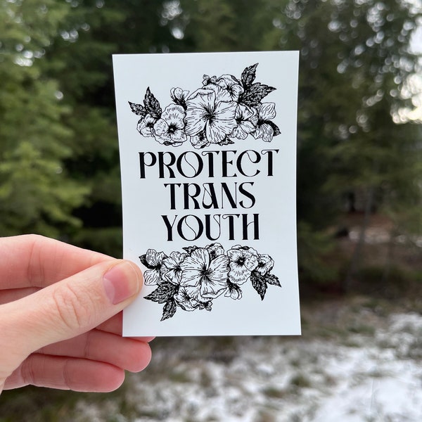 Protect Trans Youth Vinyl Sticker