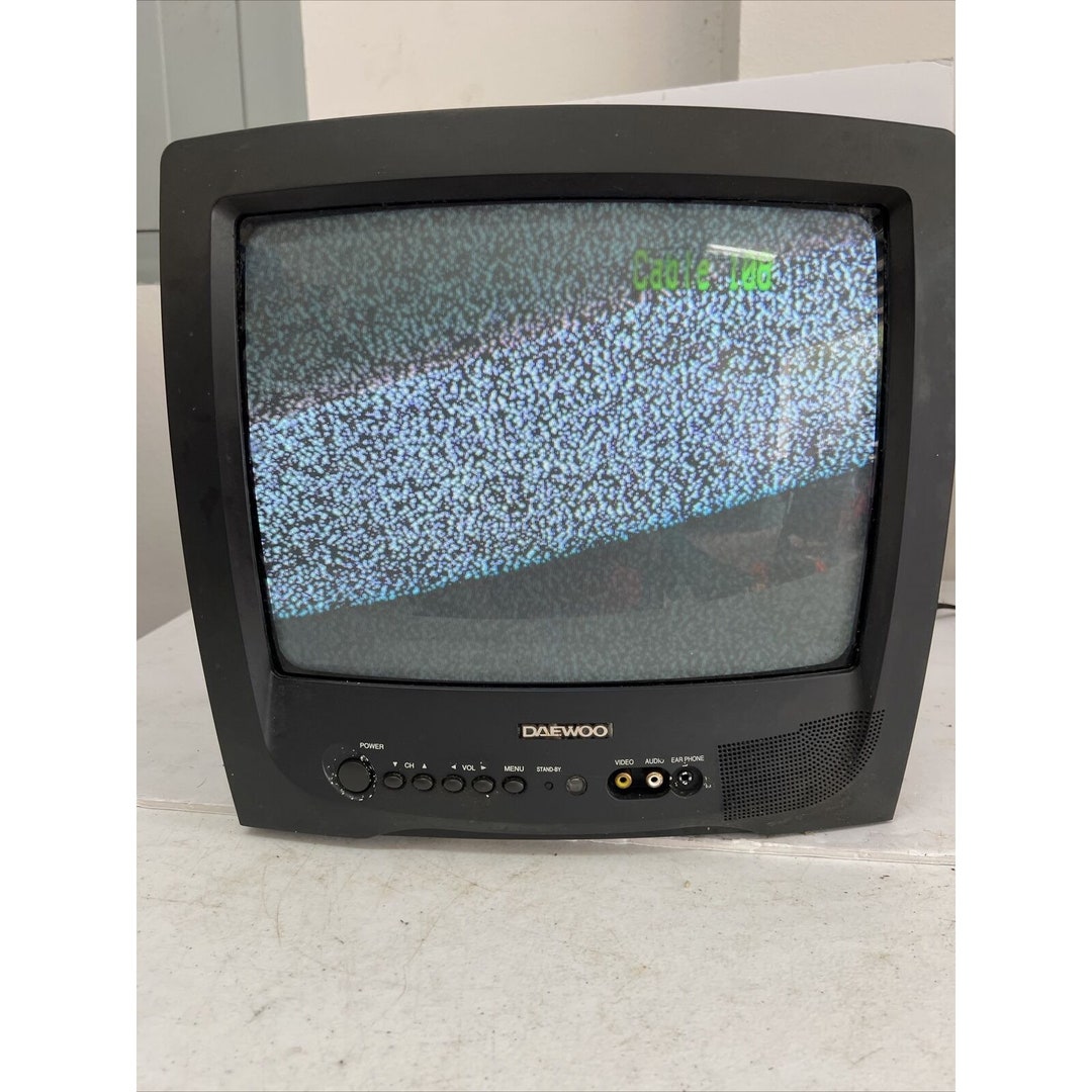 Daewoo DTQ13V5FC 13 Television Color CRT TV Working Etsy