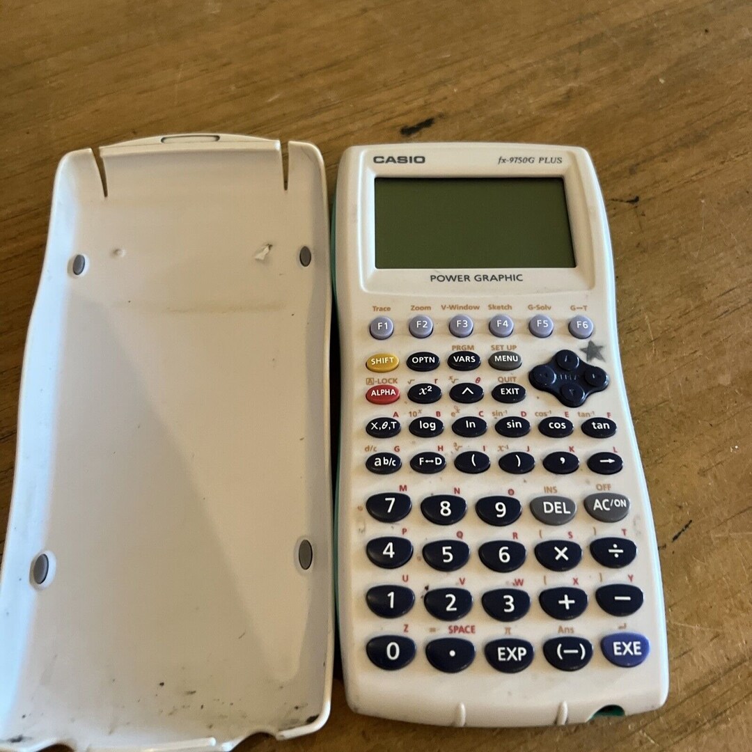 Casio Fx9750g Plus Power Graphic Aqua Green Graphing Etsy