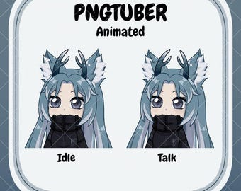 Chibi PNGTuber personalizzato - Bust Up