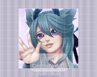 Custom Anime PFP Art Commission | Twitch, Discord, YouTube