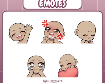 YCH / Customize Premade Basic Emotes
