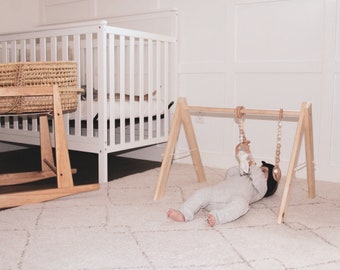 Organic Baby Gym | Frame+Toys | Wooden Arch