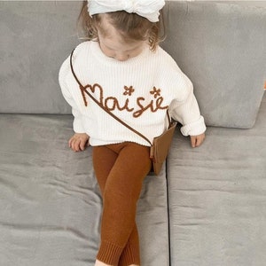 Cute Custom Baby Sweaters: Personalize Their Name with Stunning Embroidery image 5