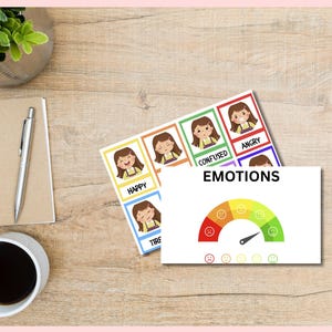 Tarjetas imprimibles de emociones: Enseñe sentimientos a niños y bebés