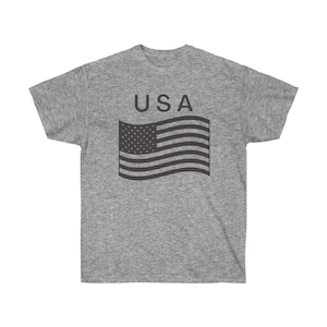 USA Flag Shirt United States or America American Flag Unisex Ultra Cotton Tee