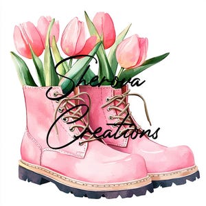 Stiefel Clipart Bundle, Wandkunst, druckbare Aquarelle, hochwertige JPG PNG, Papiermodelle, Junk Journal, Einladung, Hochzeit, Karte