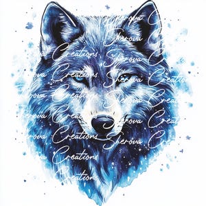 Wolf Clipart Bundle, Watercolor Style, Junk Journal (JPG)