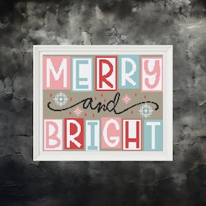 Christmas Counted Cross Stitch Pattern **Digital | Printable **
