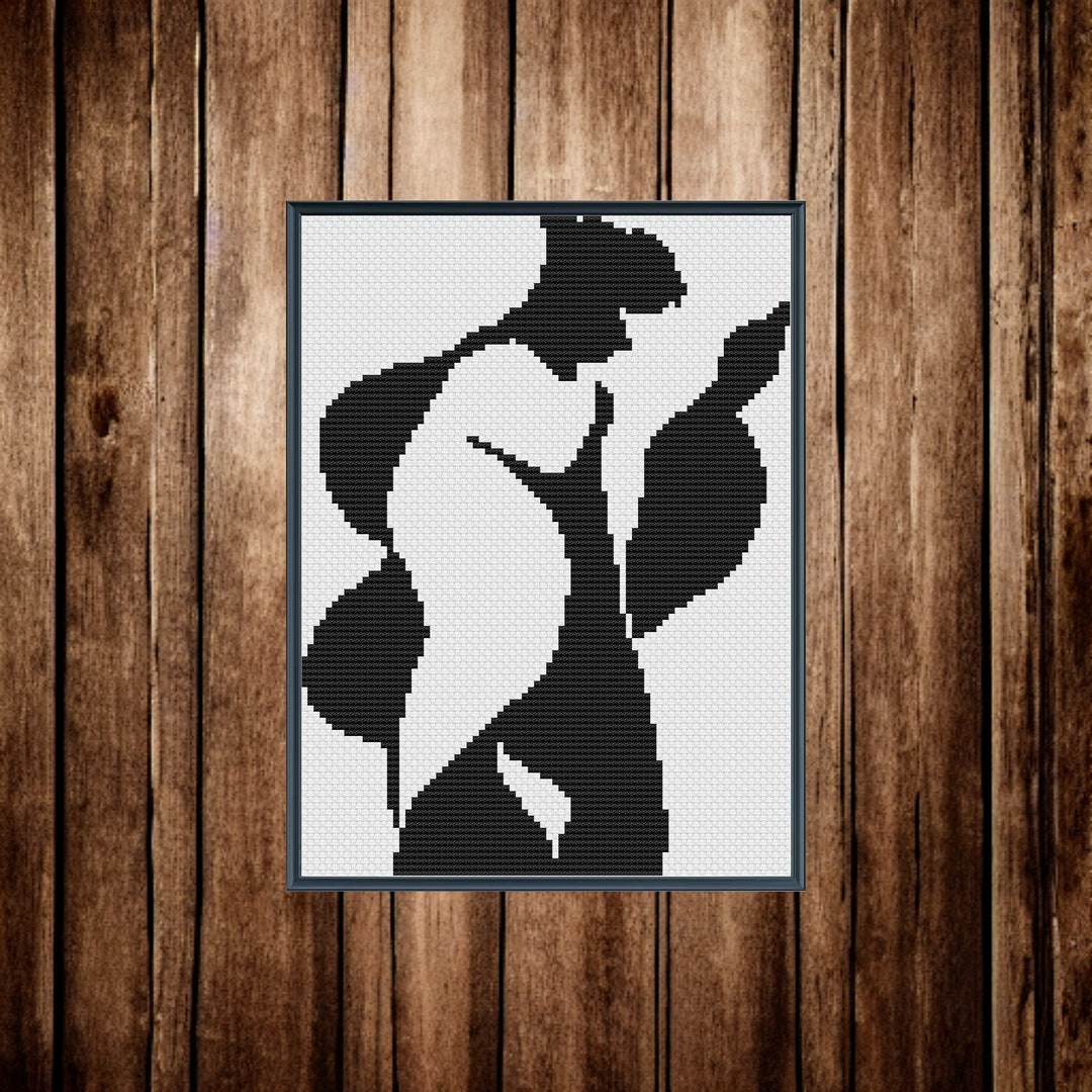 Abstract Counted Cross Stitch Pattern Digital Printable - Etsy