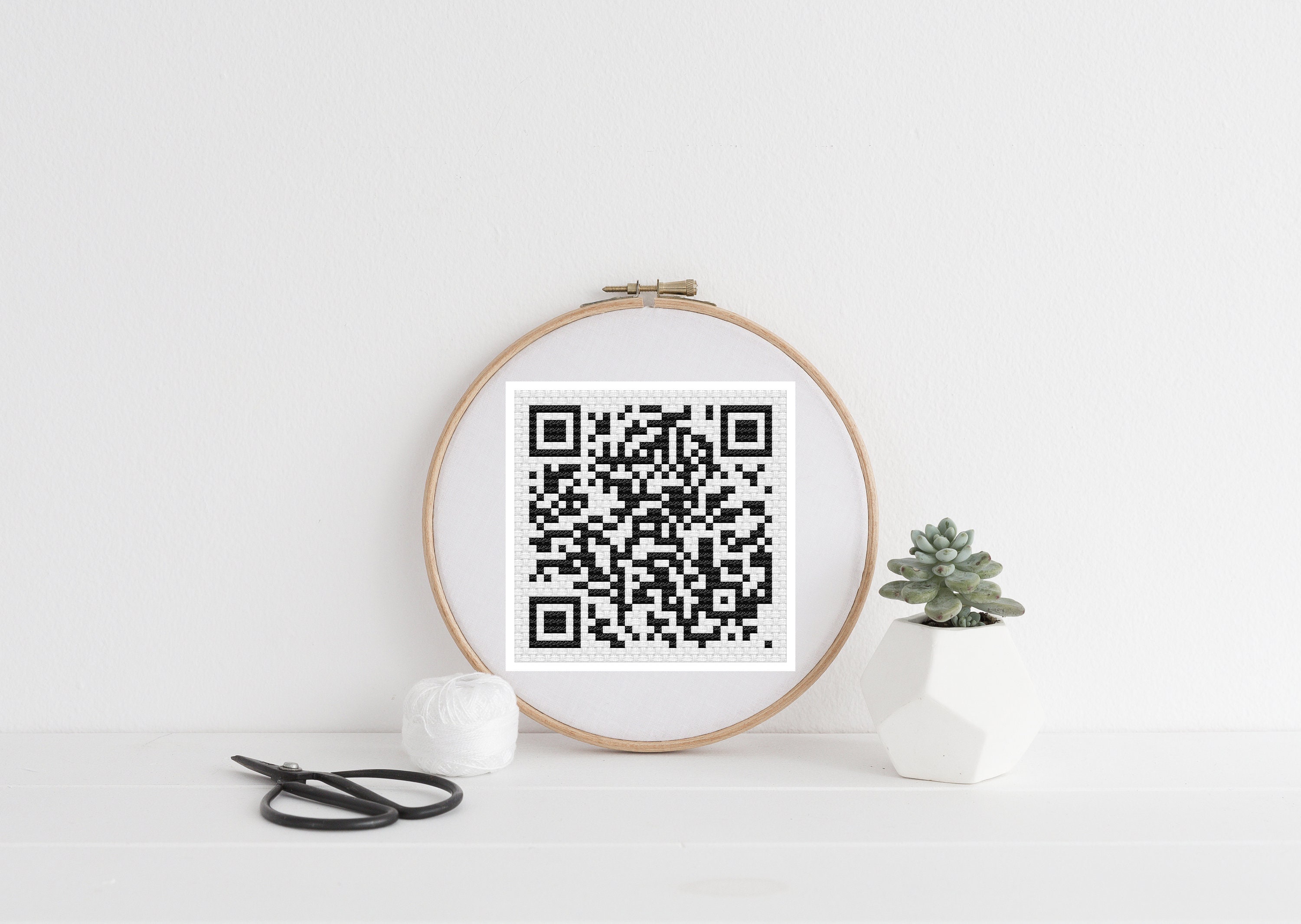 This is the Song That Never Ends QR Code Cross Stitch Pattern - Etsy