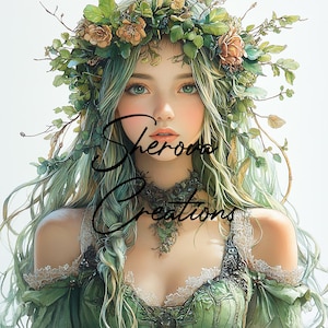 Pacchetto di 10 Clipart di fate, decorazioni da parete, acquerelli stampabili, JPG di alta qualità, creazioni di carta, diario di scarto, inviti, matrimonio, biglietti