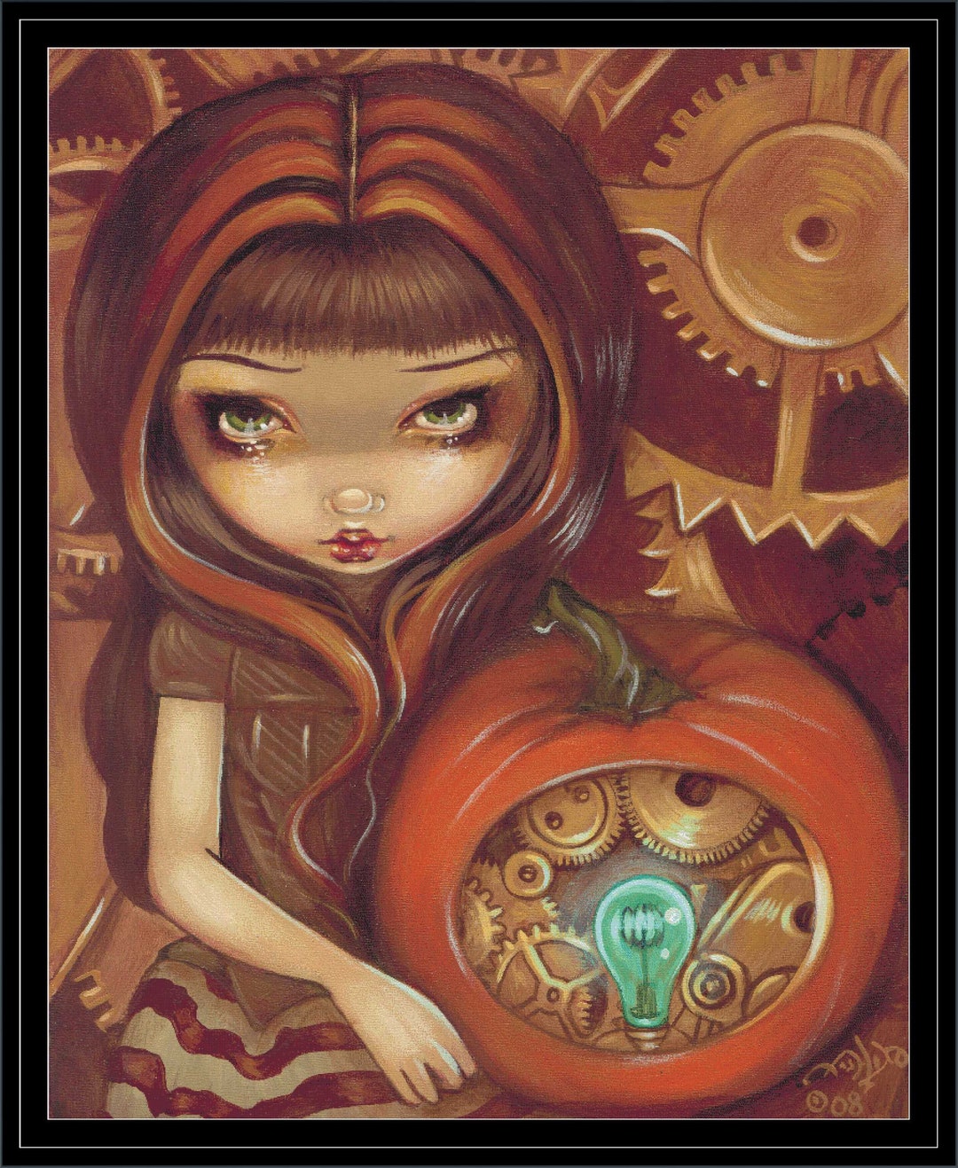 A Clockwork Pumpkin Cross Stitch Pattern Jasmine Becket Griffith Full