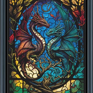 Dragon Counted Cross Stitch Pattern ** Digital | Printable **