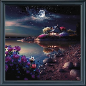Heaven On Earth Cross Stitch Pattern | Full Coverage | X-Large