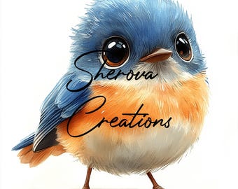 Watercolor Bird Clipart Bundle, Wall Art Prints (JPG)