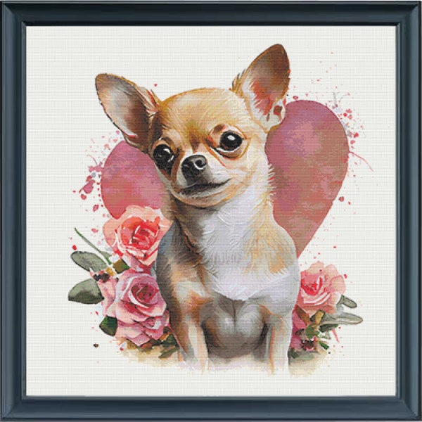 Chihuahua Counted Cross Stitch Pattern