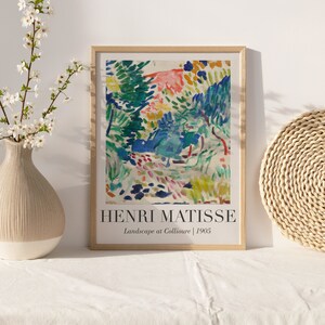 Henri Matisse utställningsaffischer set om 3, vintage galleriväggkonst (digital nedladdning) bild 6