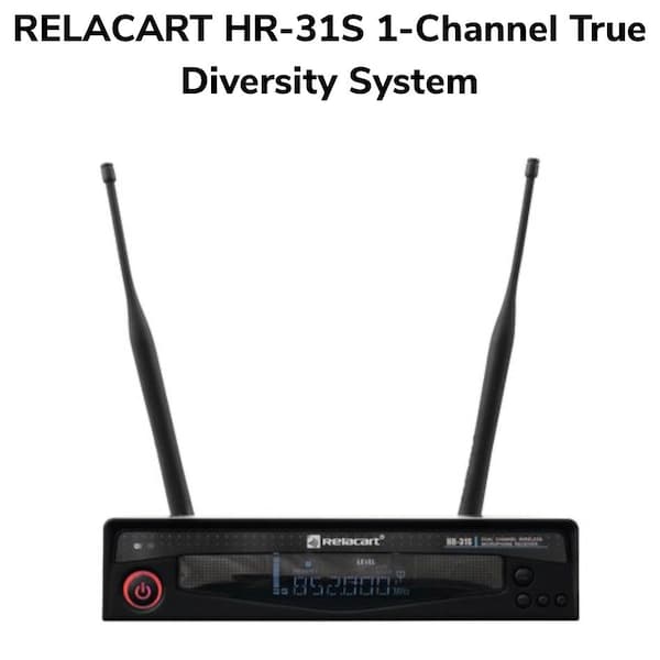 Micrófono inalámbrico Relacart HR-31s