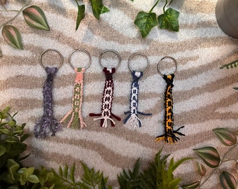 Macramé keychain/key holder