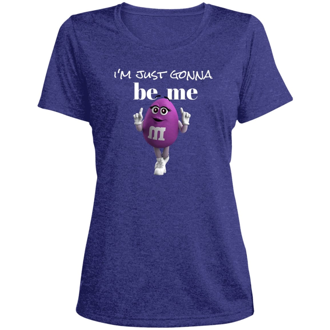 Purple sales m&m shirt