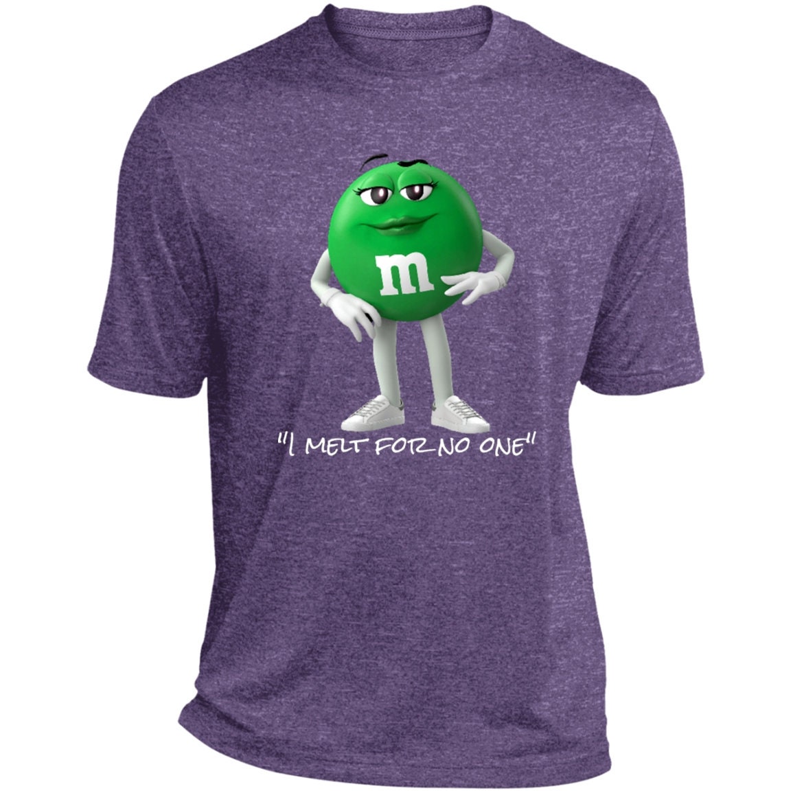 Camisa m m camiseta mm camisa mm verde camiseta m y m no me derrita para nadie personaje mm verde regalo perfecto para hombres camisa Performance para hombres Etsy Mexico