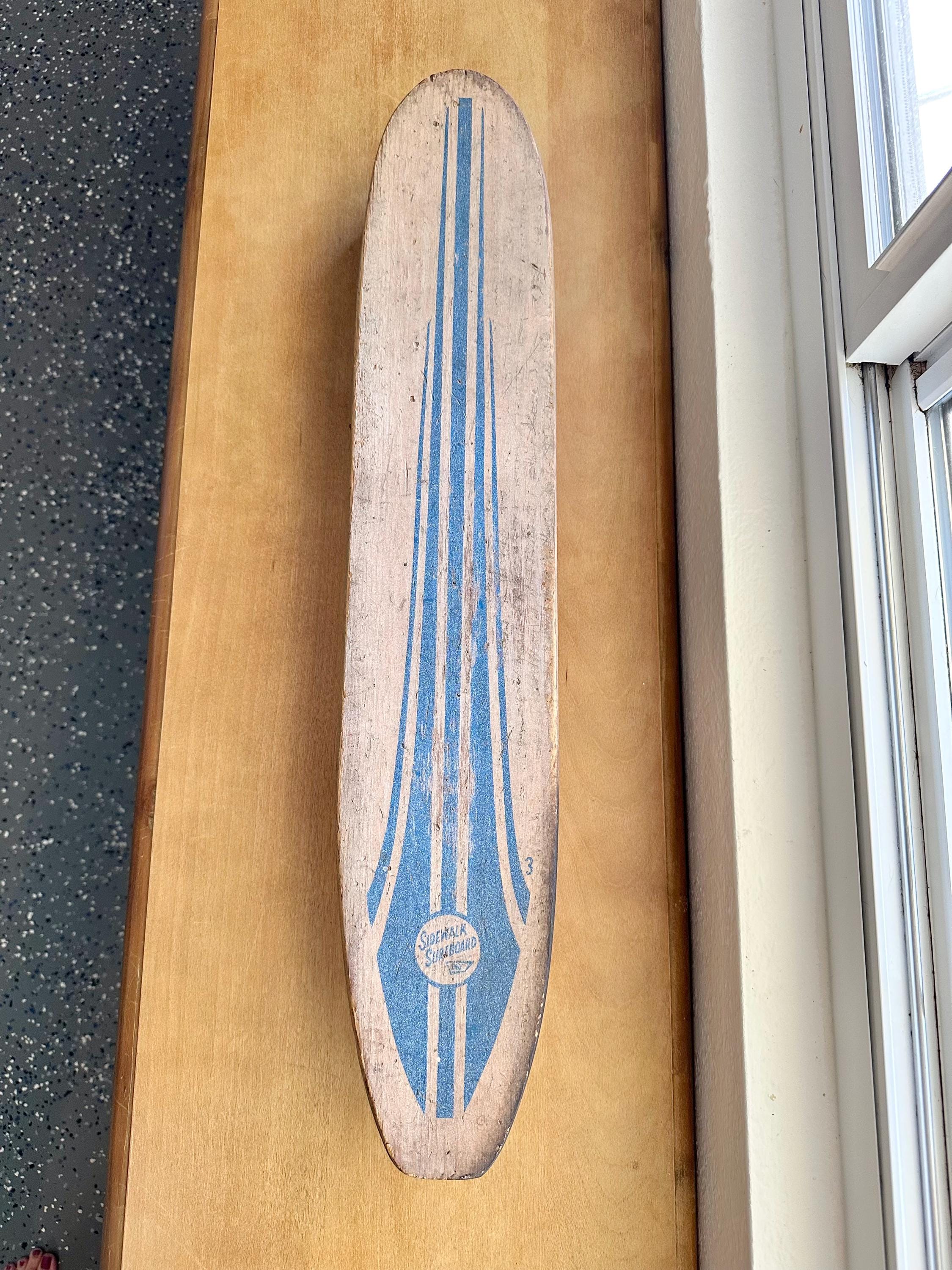 NASH ナッシュ スケートボード Shark ビンテージ Vintage Nash Shark Skateboard in Wood with Dark Blue Shark
