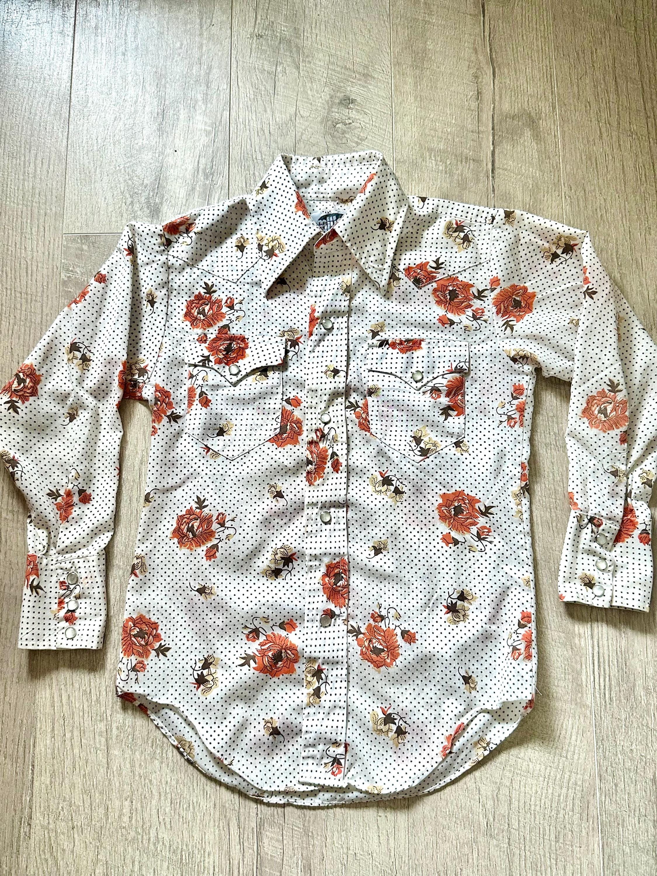 Chemise Western Vintage Miller Stockman Homme - Flanelle à Carreaux, Snaps Nacre, Taille S